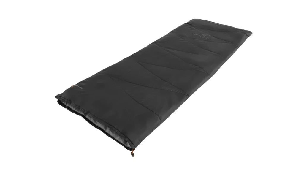 Easy Camp Starling Square Black 10°C | Sleeping Bag | 190 x 75 cm | 5 to 15 °C | One-way, L-shaped