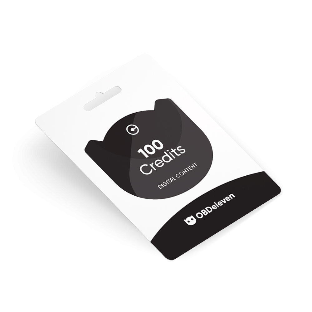 OBDeleven 100 Credits Card
