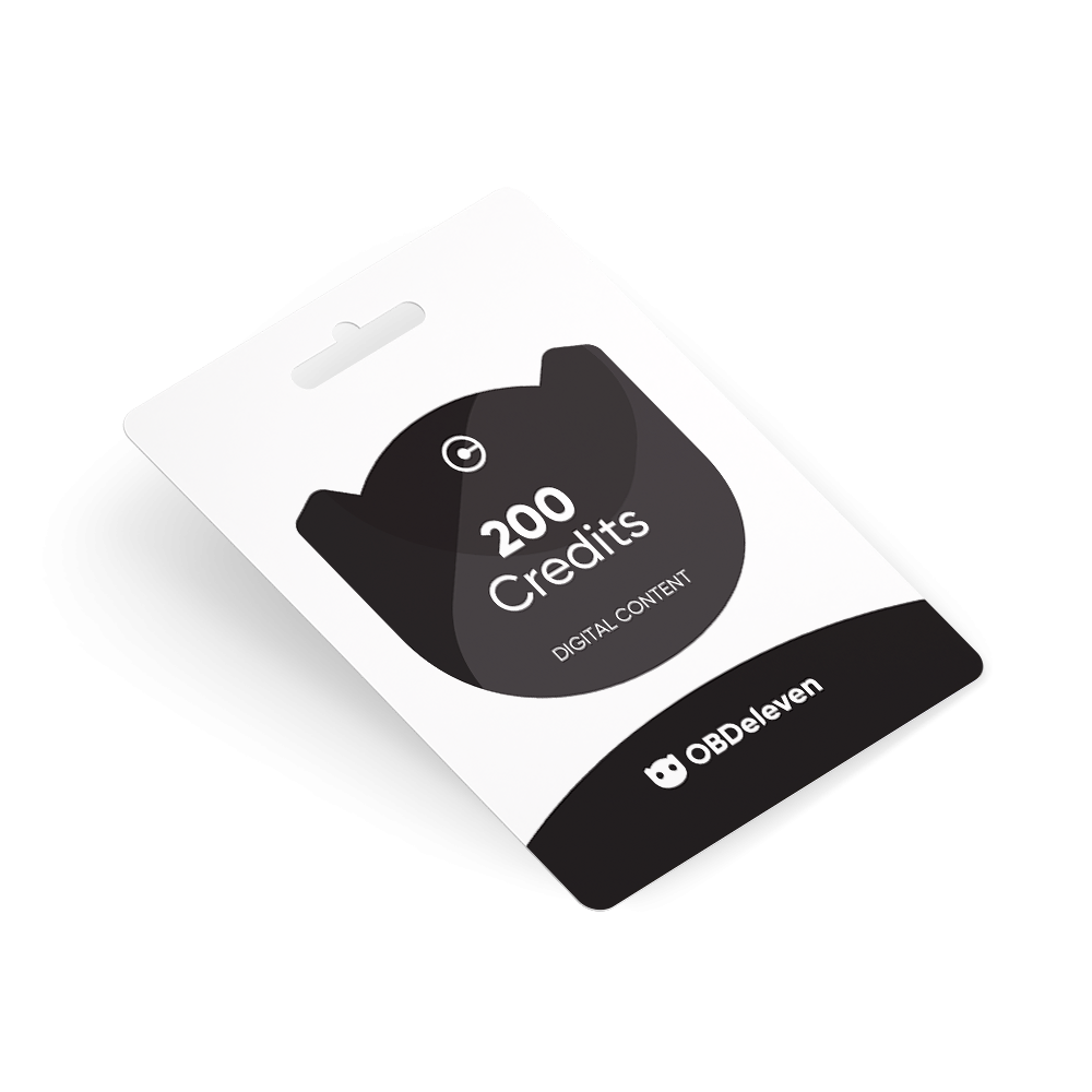OBDeleven 200 Credits Card