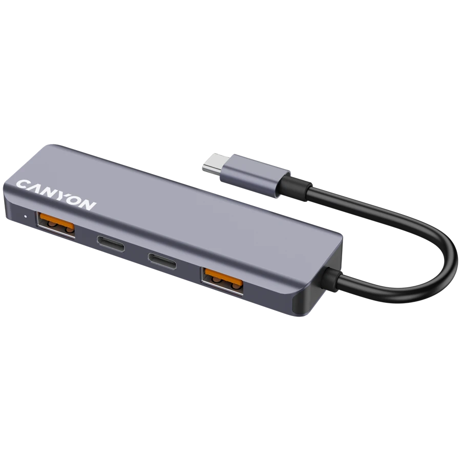 CANYON hub DS-18 5in1 USB-C Grey