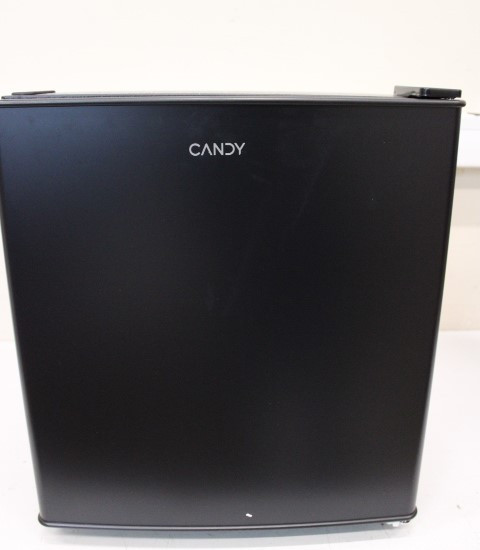 SALE OUT. Candy CHASD4351EBC Refrigerator, E, Freestanding, Height 51 cm, Total capacity 42 L, Black | Candy | Refrigerator | CHASD4351EBC | Energy efficiency class E | Free standing | Larder | Height 51 cm | Fridge net capacity 42 L | 37 dB | Black | DAMAGED PACKAGING, DENT ON THE SIDES