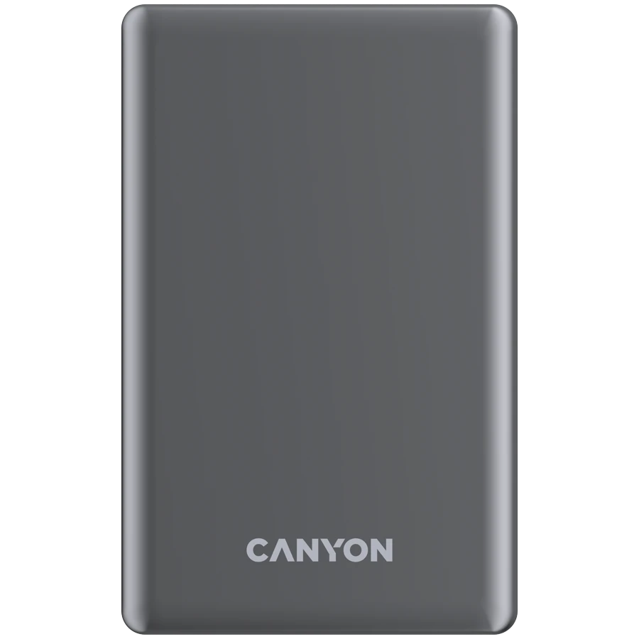 CANYON power bank OnPower 505 slim Magnetic 5000 mAh PD20W Dark Grey