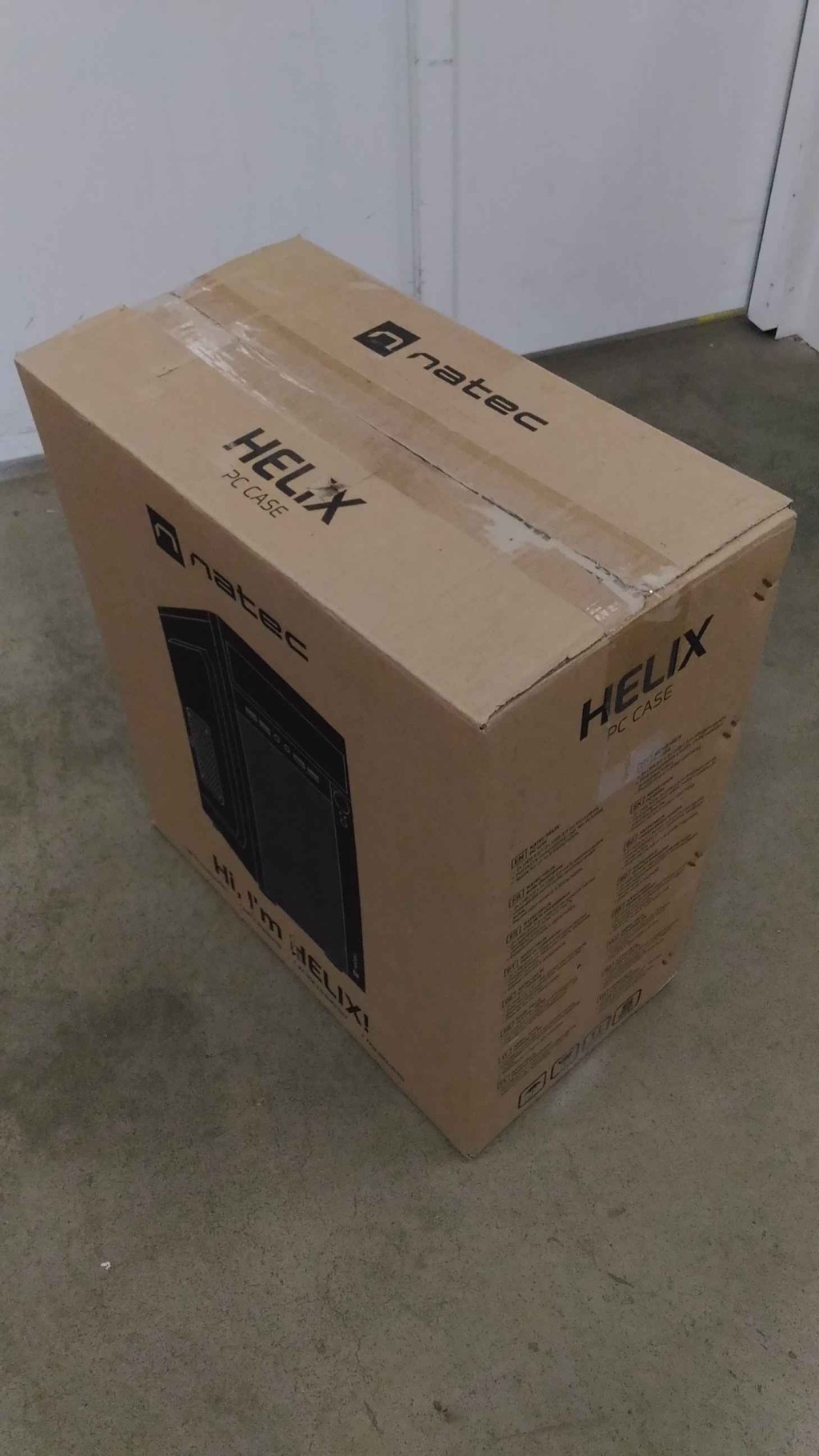 SALE OUT.  | Natec | PC Case | Helix Matx | Black | Mini Tower | REFURBISHED, DAMAGED PACKAGING | Power supply included No | ATX