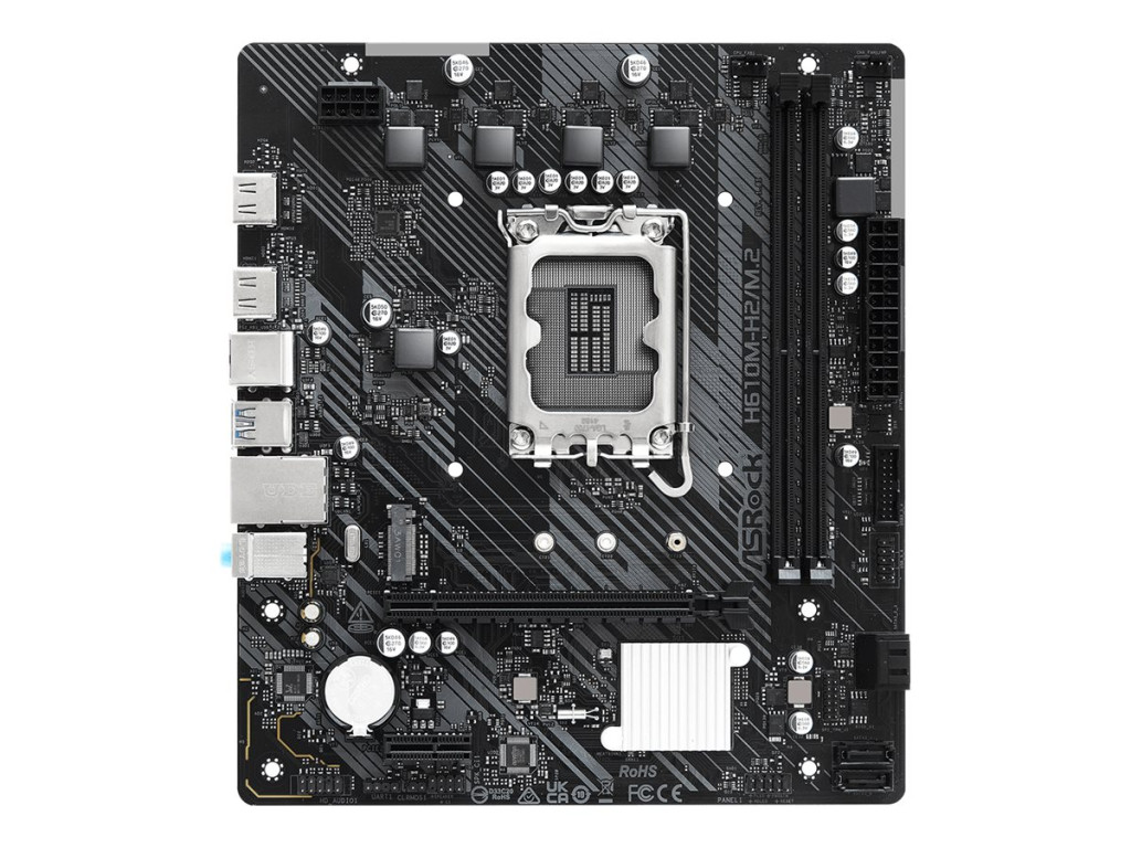 ASRock H610M-H2/M.2 | Processor family Intel | Processor socket LGA1700 | DDR4 | Supported hard disk drive interfaces SATA, M.2 | Number of SATA connectors 4