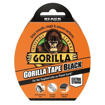 Gorilla | Tape Black, 48mm x 11m