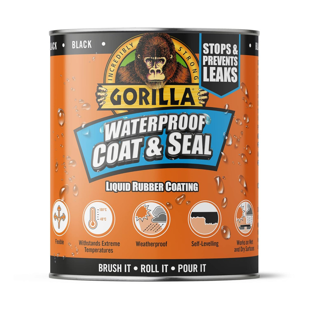 Gorilla | Waterproof Coat & Seal, Black