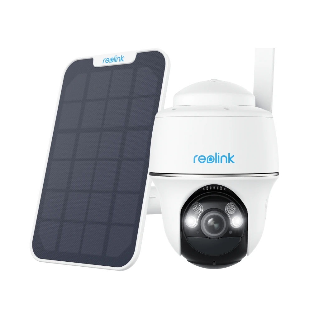 Reolink | 4G Security Camera with Smart Detection and Solar Panel, 3W | Go Series G430 | PT | 4 MP | Fixed lens | IP64 | H.265 | Micro SD, Max. 128 GB | White