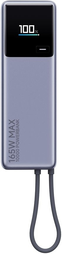 Xiaomi 165W Power Bank (Integrated Cable) | 10000 mAh | USB-C | Gray