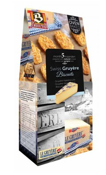 Juustuküpsised BUITEMAN Gruyere juustuga, 75 g