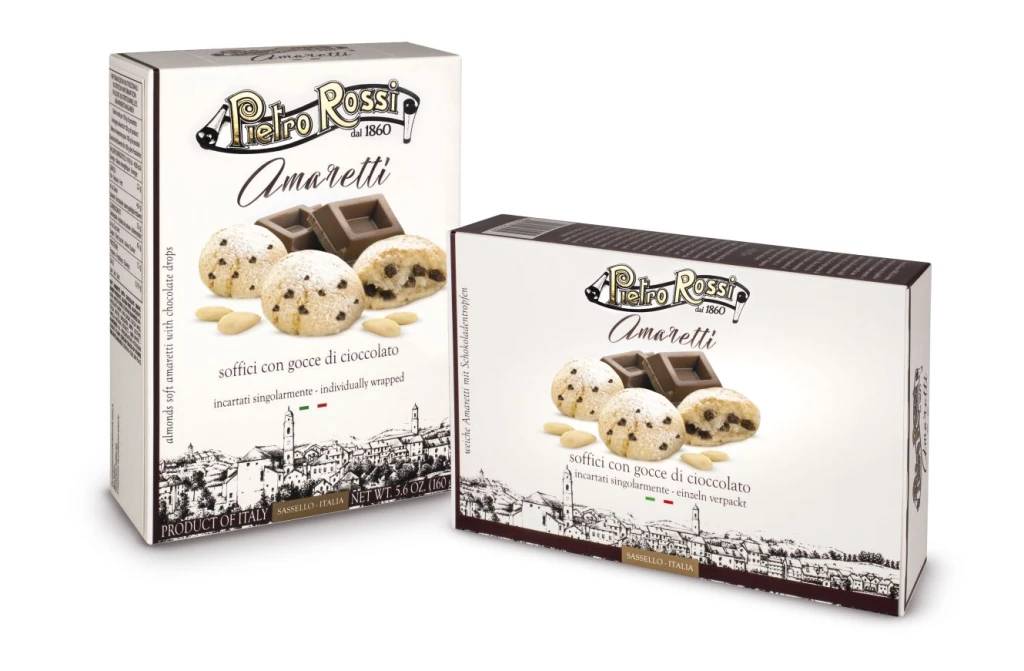 Küpsised PIETRO ROSSI Premium Soft Amaretti, šokolaaditükkidega, 160g