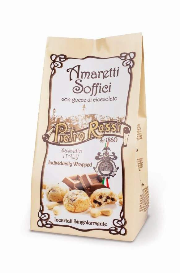 Küpsised PIETRO ROSSI Mini Amaretti, šokolaaditükkidega, 150 g