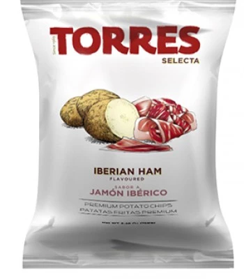 Kartulikrõpsud TORRES, ibeeria singi maitselised, 150 g