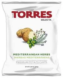 Kartulikrõpsud TORRES, vahemere ürtidega, 150 g