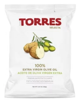 Kartulikrõpsud TORRES, oliiviõliga, 125g