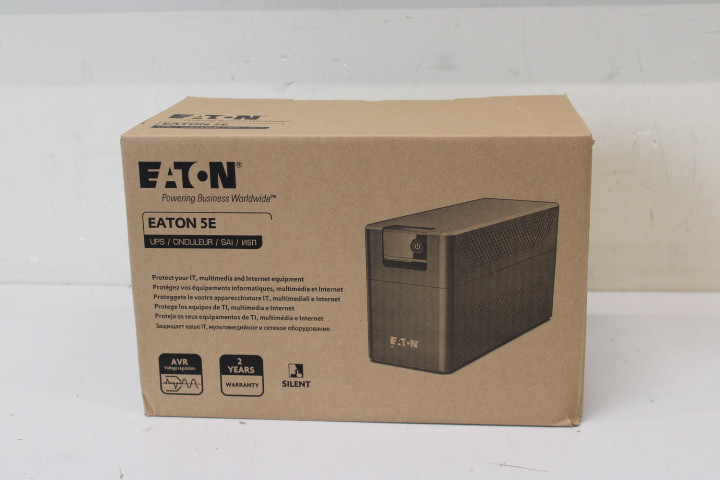 SALE OUT. Eaton UPS 5E Gen2 700I IEC | Eaton | UPS | 5E Gen2 700I IEC | 700 VA | 360 W | DAMAGED PACKAGING