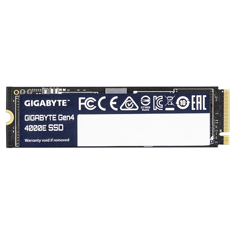 Gigabyte G440E1TB | 1000 GB | Solid-state drive interface PCI-Express 4.0 x4, NVMe 1.4 | Read speed 4000 MB/s | Write speed 3900 MB/s