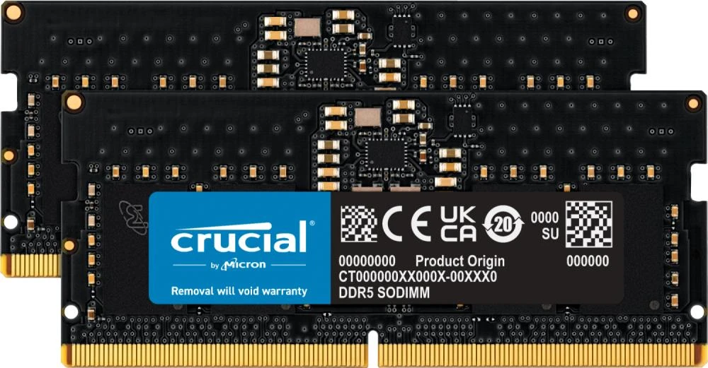 NB MEMORY 128GB DDR5-5600/SO KIT2 CT2K64G56C46S5 CRUCIAL