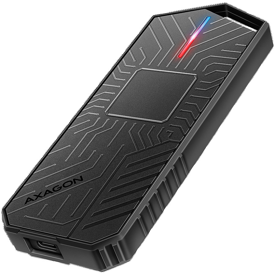 AXAGON EEM2-GAM USB-C 3.2 Gen 2 10Gbps - M.2 NVMe/SATA SSD GAME 30-80mm ALU box