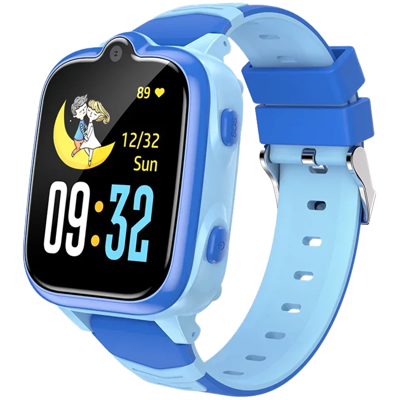 Blackview Z10, Kids Smart Watch, Blue, 1.83 inch IP67 Waterproof GPS Tracker 4G Video Calling, Location tracking, GPS+LBS+WiFi, SIM Card Slot, 4G Nano SIM, 680mAh Battery, Up to 2 Days of Standby, Magnetic Charging, 1GB RAM+8GB ROM, SOS Call button