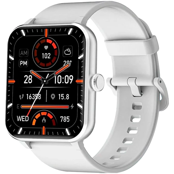 Blackview R50, 1.85-inch TFT HD, 350mAh Battery, 24-hour SpO2 Detection + Heart Rate Monitoring, Calls and SMS notification, Grey