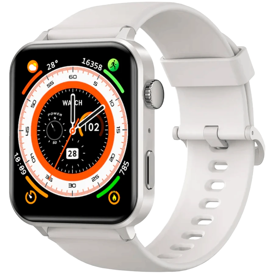 Blackview R30 Pro Fitness Smartwatch, 1.83-inch HD,220mAh Battery, 24-hour SpO2 Detection + Heart Rate Monitoring, Monitor Sleep status, Calls and SMS notification, Grey