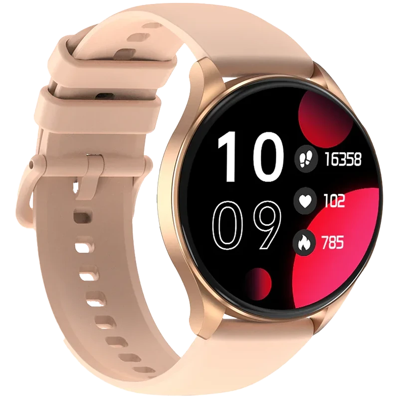 Blackview X20 1.43inch Amoled display 466*466 ATS3085L 128Mb+481KB 380mAh Calls and SMS notification, 100 sports modes 24-hour heart rate detection Gold