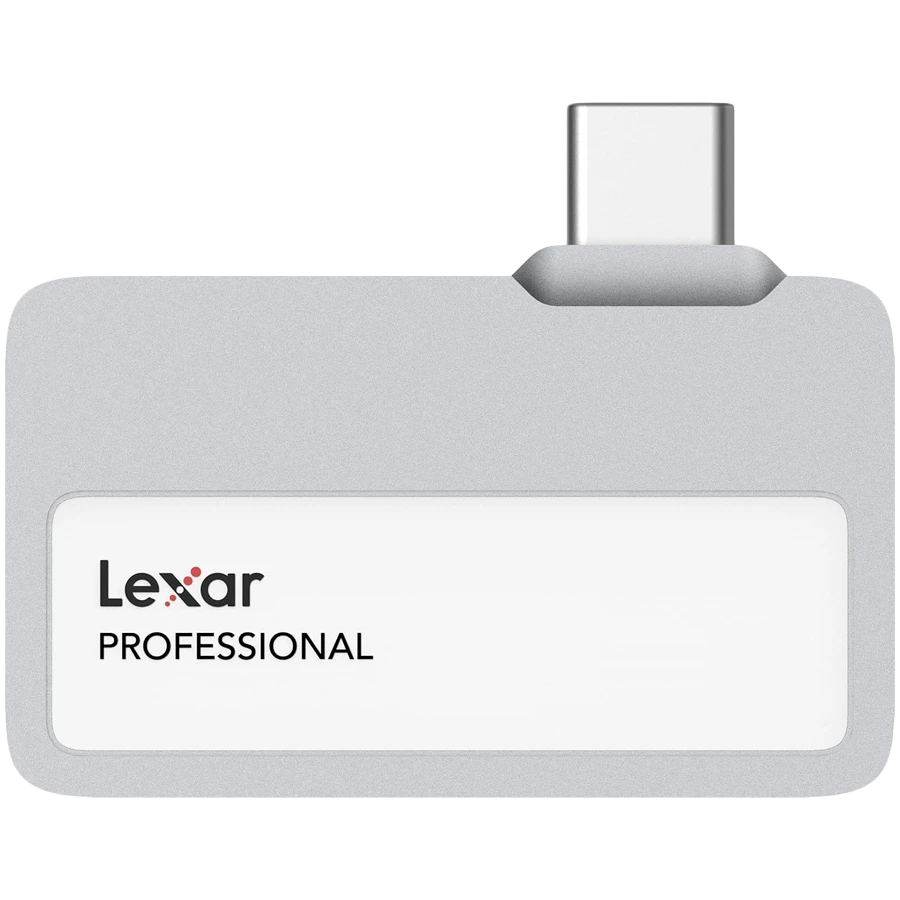 Lexar Professional Go External Portable SSD 2TB,USB3.2 Gen2 up to 1050MB/s Read and 1000MB/s White