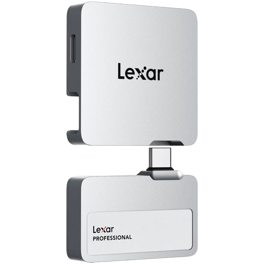 Lexar Professional Go External Portable SSD 2TB,USB3.2 Gen2 up to 1050MB/s Read and 1000MB/s Write with Hub