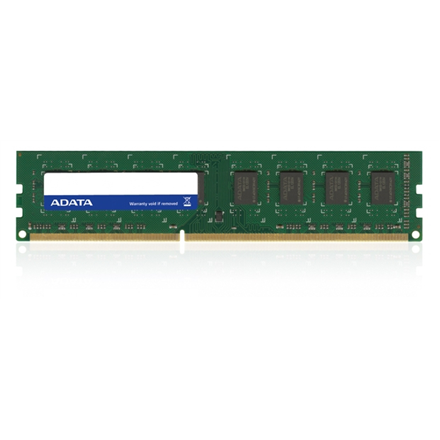 A-DATA Premier 4GB DDR3 U-DIMM 1600, PC3-12800, 512x8, Single Tray ADATA 4 GB, DDR3, 240-pin DIMM, 1600 MHz, Memory voltage 1.5 V