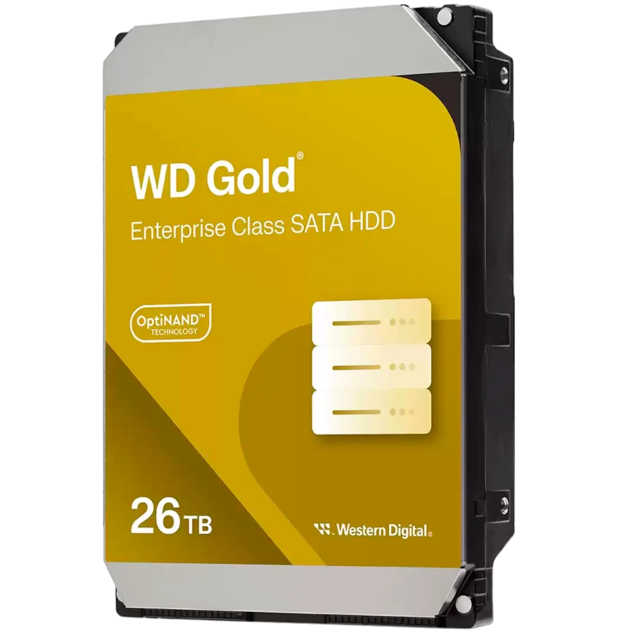 HDD Server WD Gold 26TB CMR 512e, 3.5'', 512MB, 7200 RPM, SATA