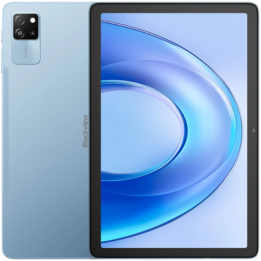 Blackview Tab 60 Pro LTE 4GB/128GB, 10.1-inch HD+ 800x1280 IPS LCD, Octa-core T606 1.6GHz, 5MP Front/8MP Back Camera, Battery 7000mAh, USB Type-C, Android 14, SD card slot, Blue