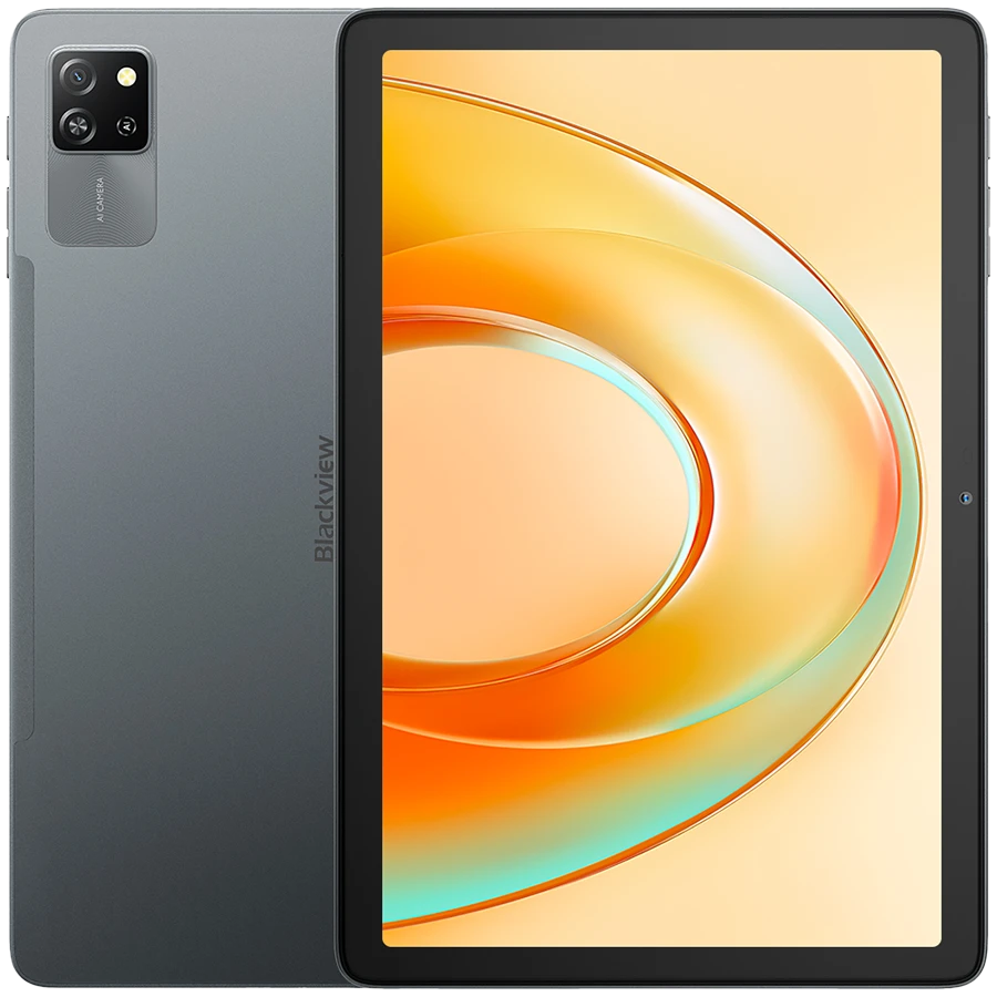 Blackview Tab 60 Pro LTE 4GB/128GB, 10.1-inch HD+ 800x1280 IPS LCD, Octa-core T606 1.6GHz, 5MP Front/8MP Back Camera, Battery 7000mAh, USB Type-C, Android 14, SD card slot, Gray