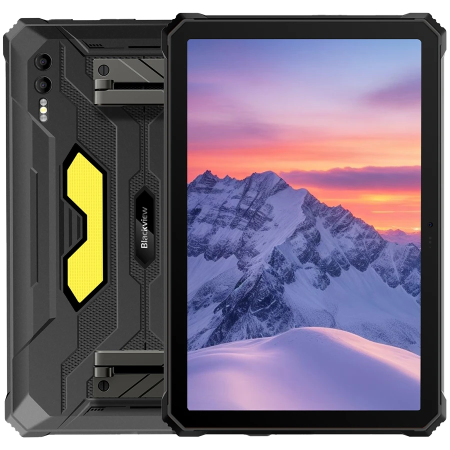 Blackview Active 10 Pro Rugged Tab 12GB/512GB, 10.95-inch FHD+1920x1200 IPS 90Hz Corning Glass 3, MT6878 Octa-core, 50MP Front/108MP-20MP Rear Camera infared nught vision, 30000mAh, 55W FC, Android 14, NFC, Fingerprint, MIL-STD-810H, Black