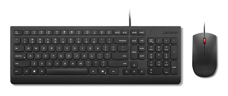 Lenovo 4X31R64446 klaviatuur Hiir kaasa arvatud Universaalne USB Põhjamaad Must