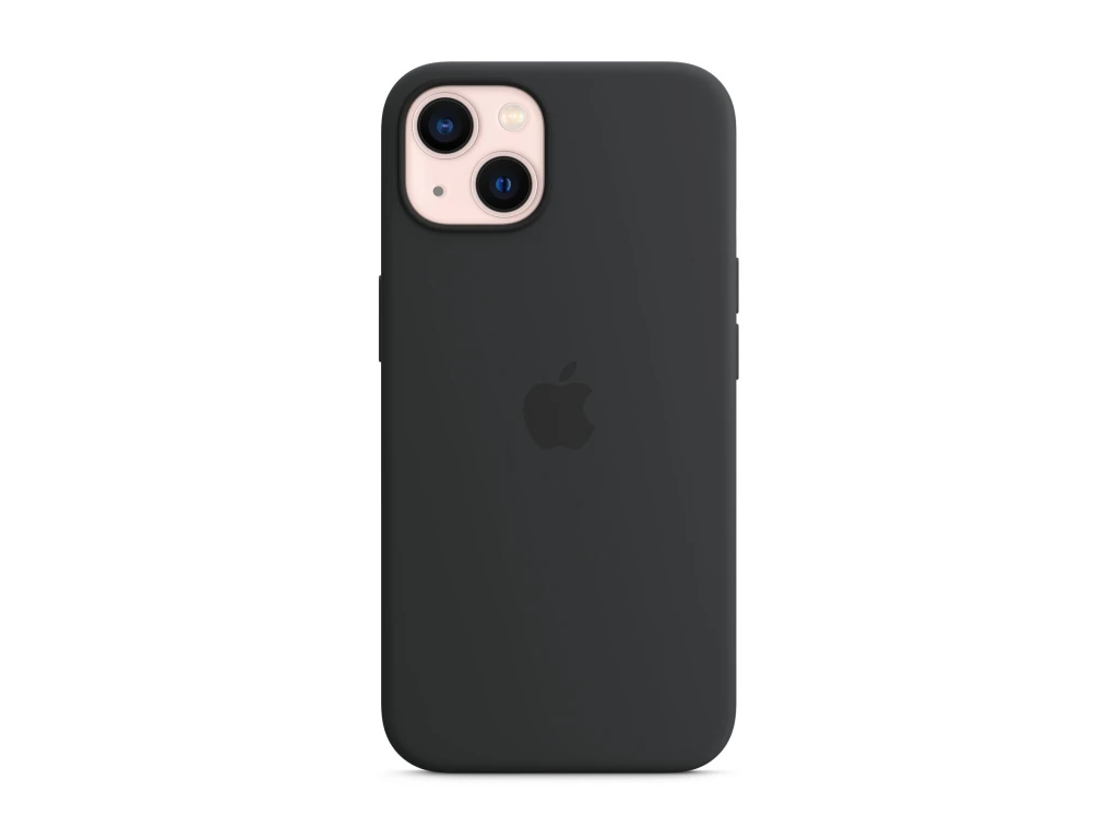 Apple iPhone 13 Silicone Case with MagSafe - Midnight | Apple