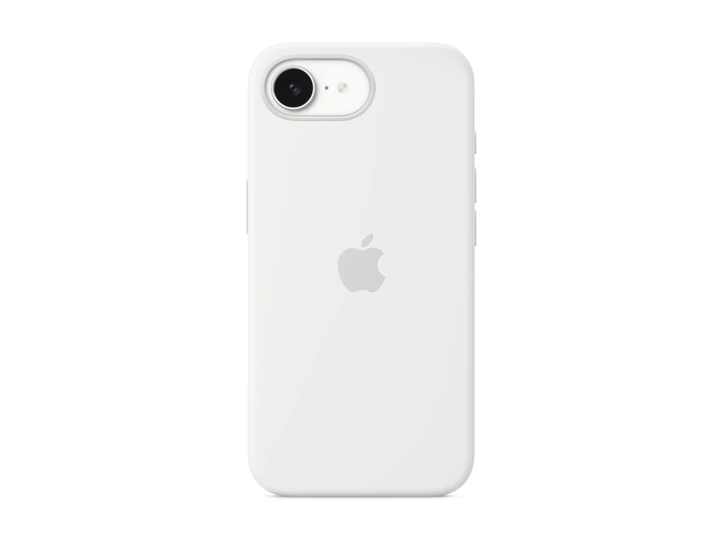 Apple iPhone 16e Silicone Case – White | Apple