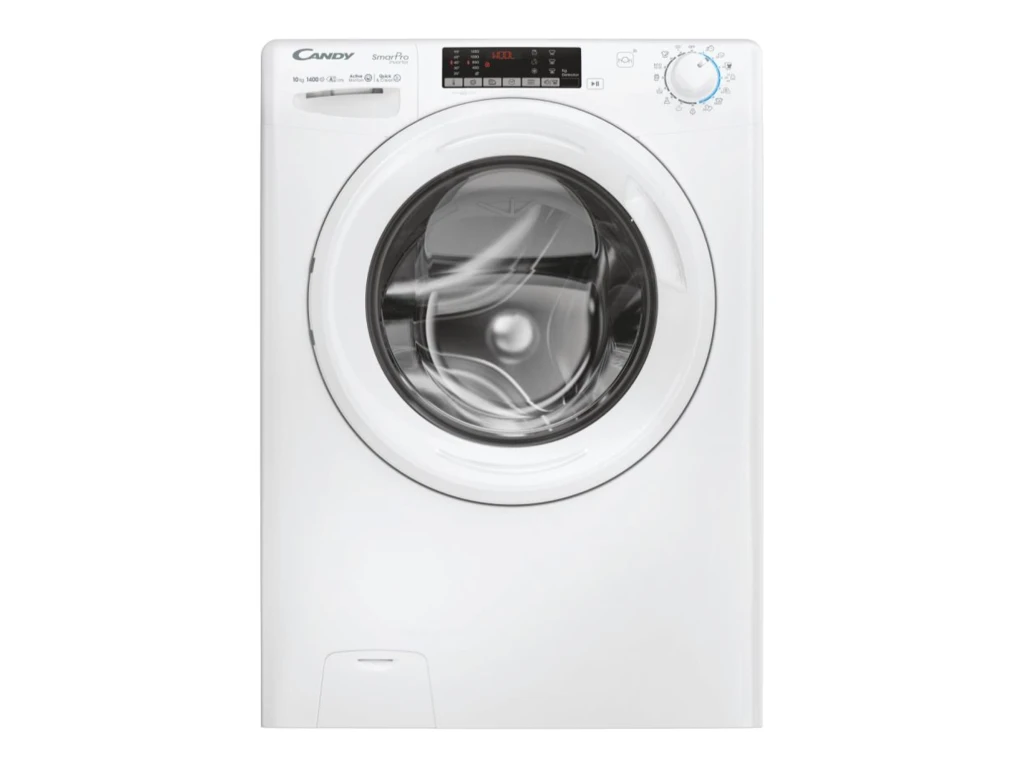 Candy Washing Machine | CO 4104TWM/1-S | Energy efficiency class A | Front loading | Washing capacity 10 kg | 1400 RPM | Depth 58 cm | Width 60 cm | 4 digit display | White