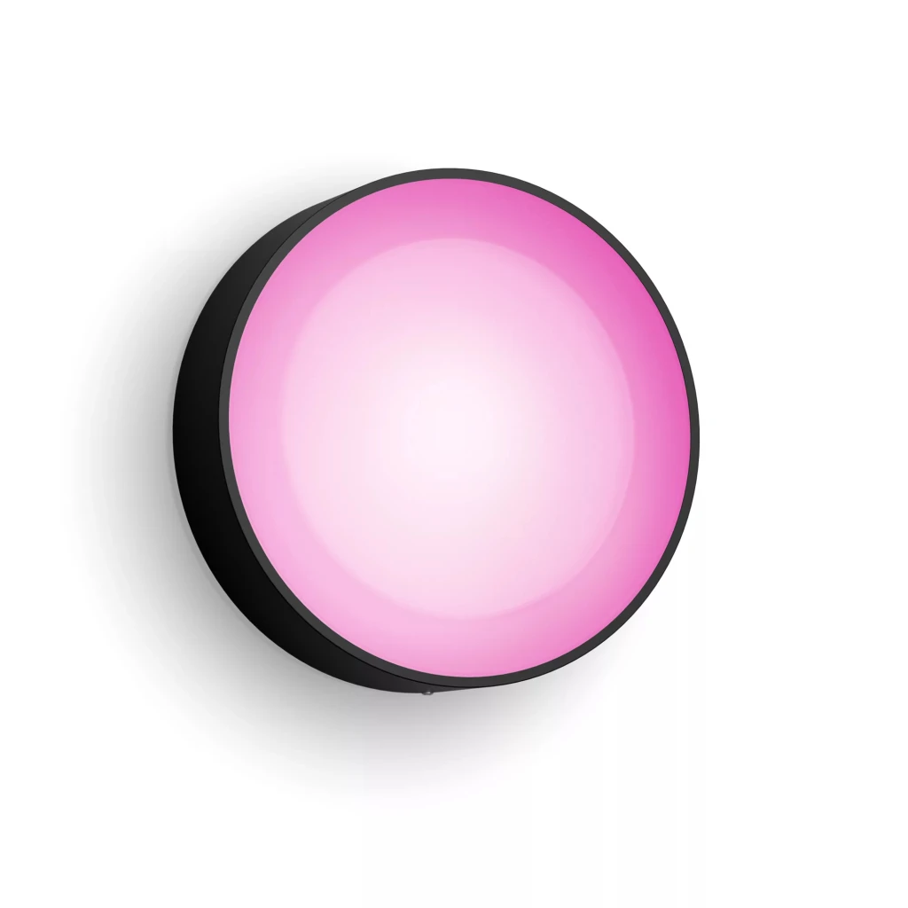 Philips Hue WCA Daylo Outdoor Wall Lantern, Black | 15 W | 2000-6500 Hue White Colour Ambiance