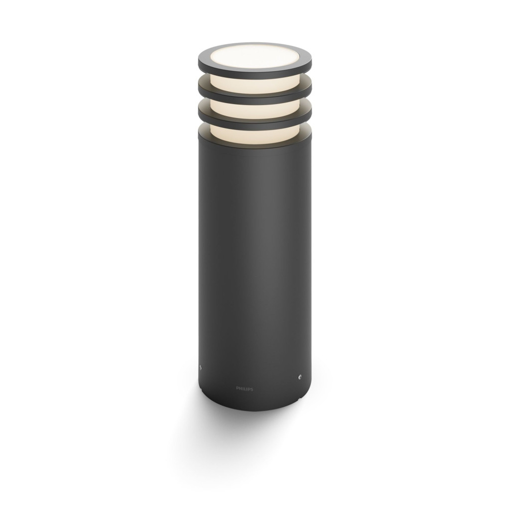 Philips Hue Lucca Outdoor Pedestal Lantern | E27 | 9 W | Warm white