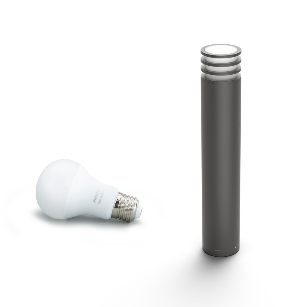 Philips Hue Lucca Outdoor Post Lantern | E27 | 9.5 W | Warm white