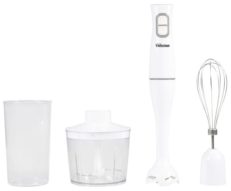 Tristar Hand blender set | MX-4851 | Hand Blender | 350 W | Number of speeds 2 | Turbo mode | Chopper | White