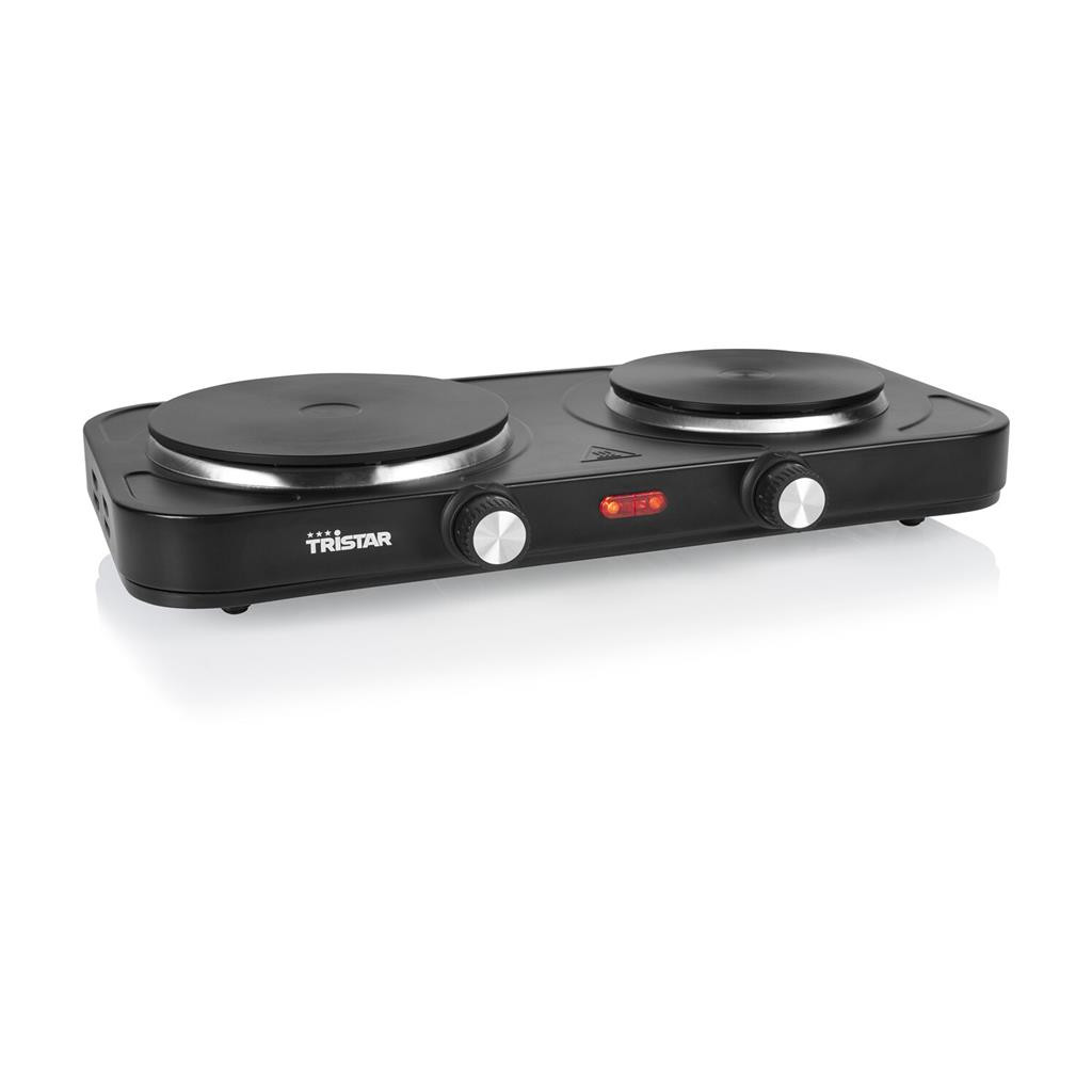 Tristar Table Hob | KP-6152 | Number of burners/cooking zones 2 | Black | Electric