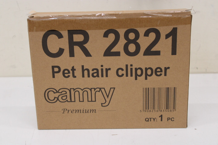 SALE OUT. Camry CR 2821 Hair clipper for pets, Titanium head with ceramic blade, 4 comb attachments: 3, 6, 9, 12 mm - WITHOUT N12 NOOZLE | Camry | CR 2821 | Hair clipper for pets