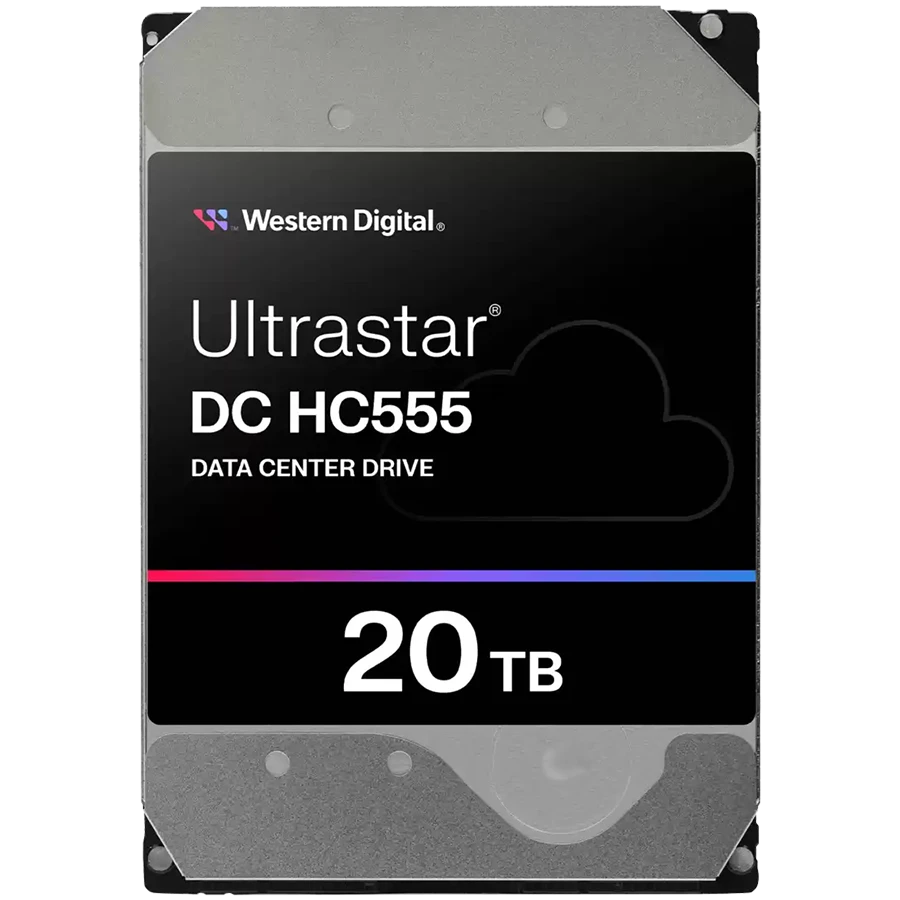 HDD Server WD/HGST ULTRASTAR DC HC555 (3.5’’, 20TB, 512MB, 7200RPM, SATA 6Gb/s, 512E SE NP3) SKU: 0B48724
