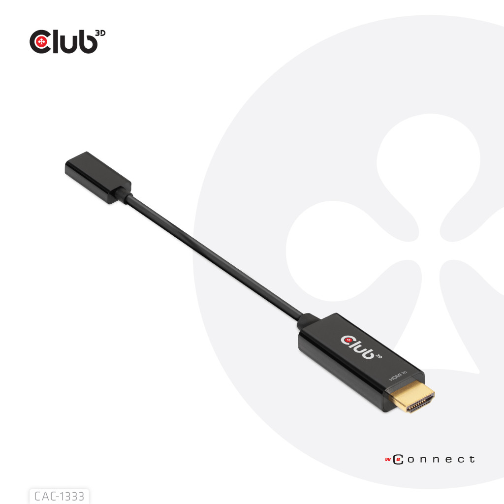 CLUB 3D HDMI TO USB TYPE-C 4K60HZ M/F