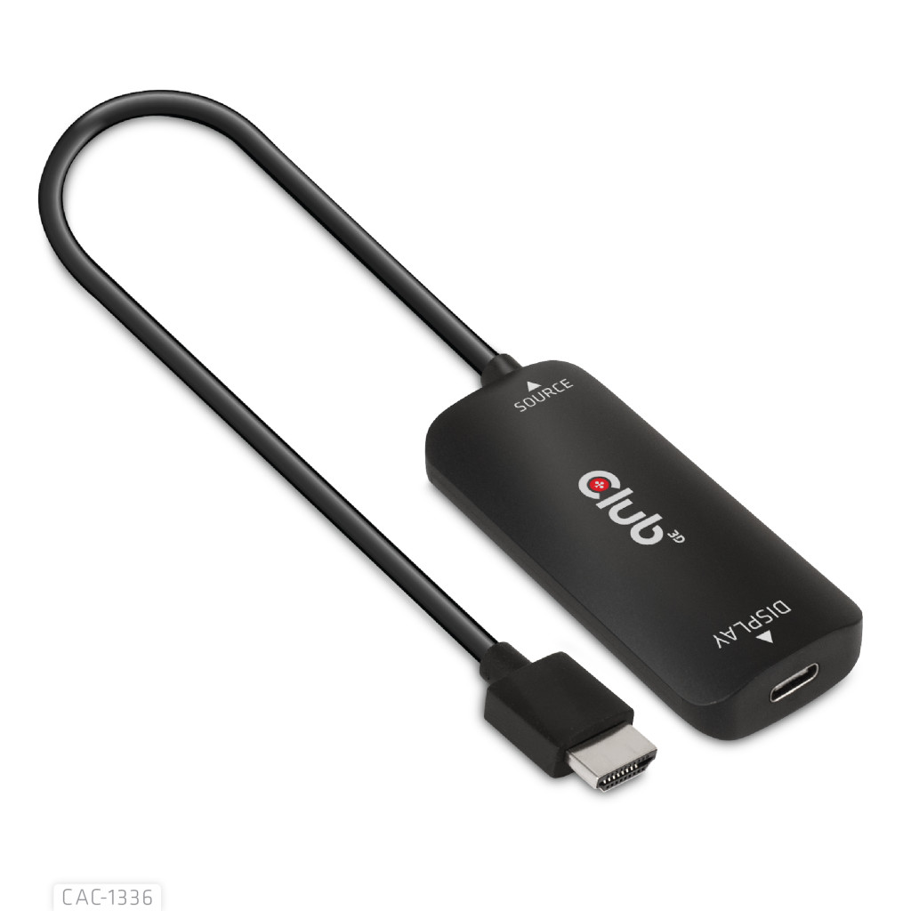 CLUB 3D HDMI+ mUSB to USB Type-C Adapter