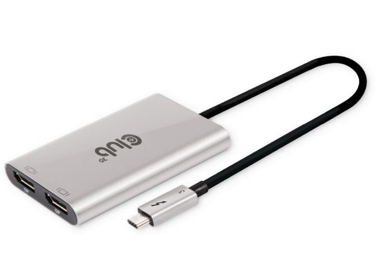 CLUB 3D Thunderbolt 3 to Dual DP 4K60Hz