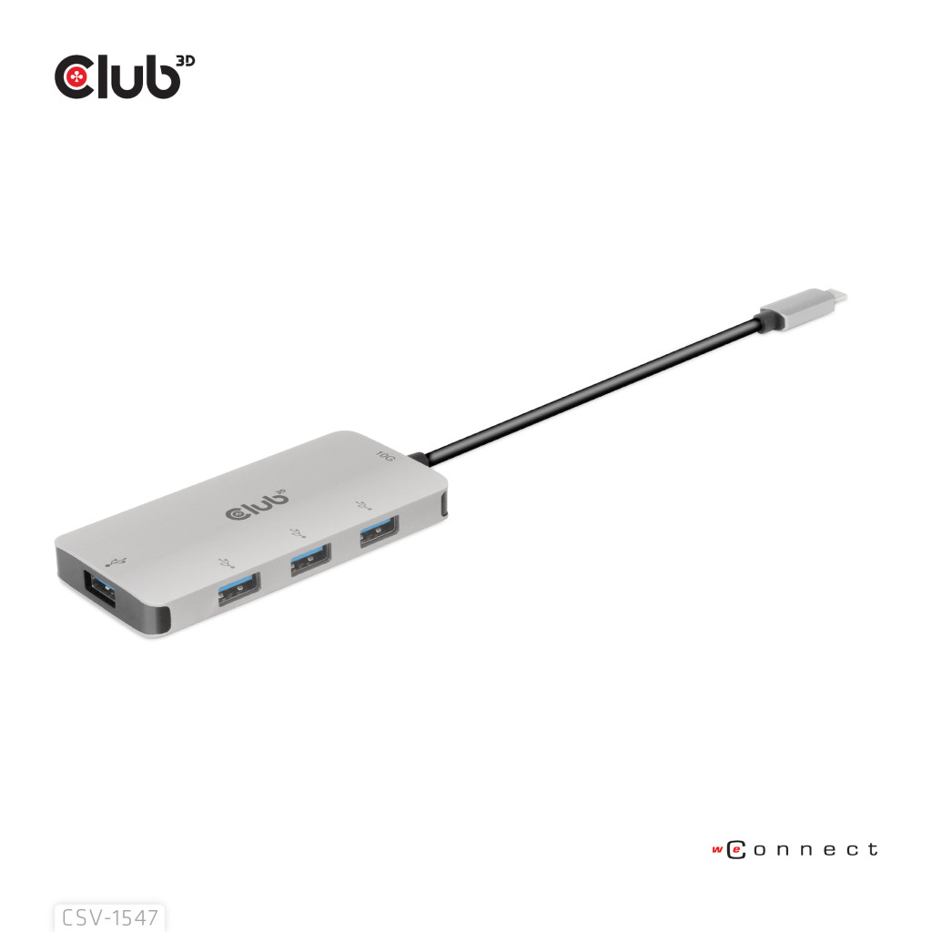 CLUB 3D USB GEN2 TYPE-C TO 10GBPS 4XUSB