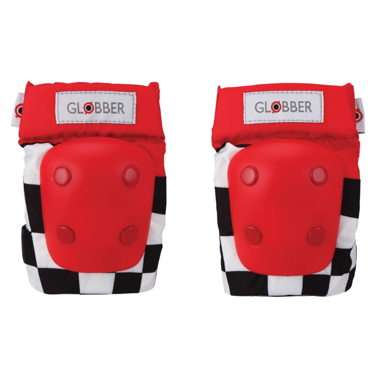 Globber Set of Knee and Elbow Pads, Racing, 529-001 | Red