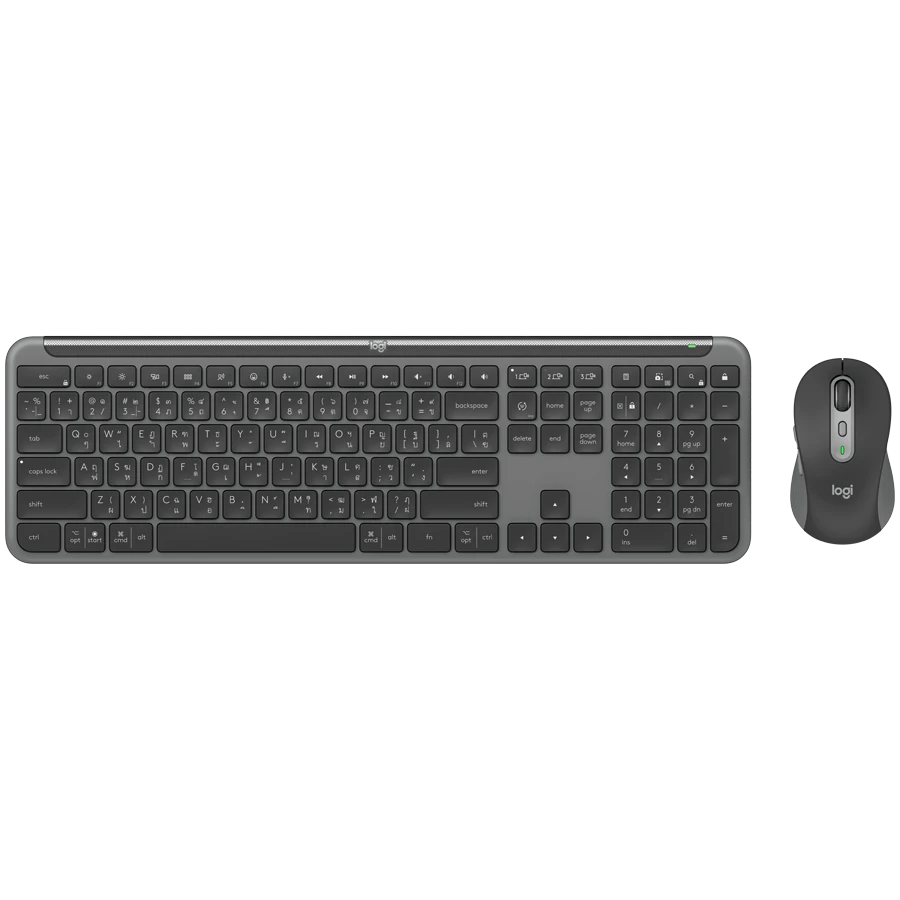 LOGITECH Signature Slim Combo MK950 for Business - GRAPHITE - US INT'L - 2.4GHZ/BT - INTNL-973
